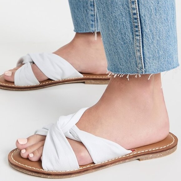 Soludos Clara Flat Slide Sandals - Picture 1 of 7